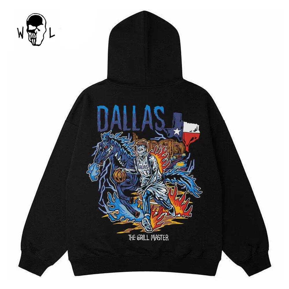 Warren Lotas Dallas The Grill Master Hoodie - Black