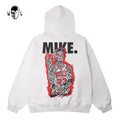 Warren Lotas Mike Red Skull Hoodie - White