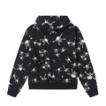Saint Michael All-Over Skull Print Hoodie - Black